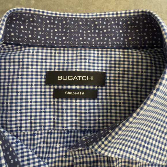 Bugatchi Shapped Fit Mens Shirt - Picture 7 of 10